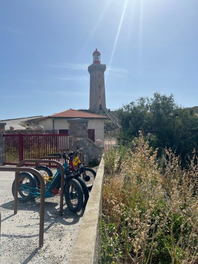 randonnée trottinette électrique port Vendres cap Béar